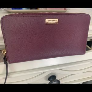 Wallet kate spade burgundy